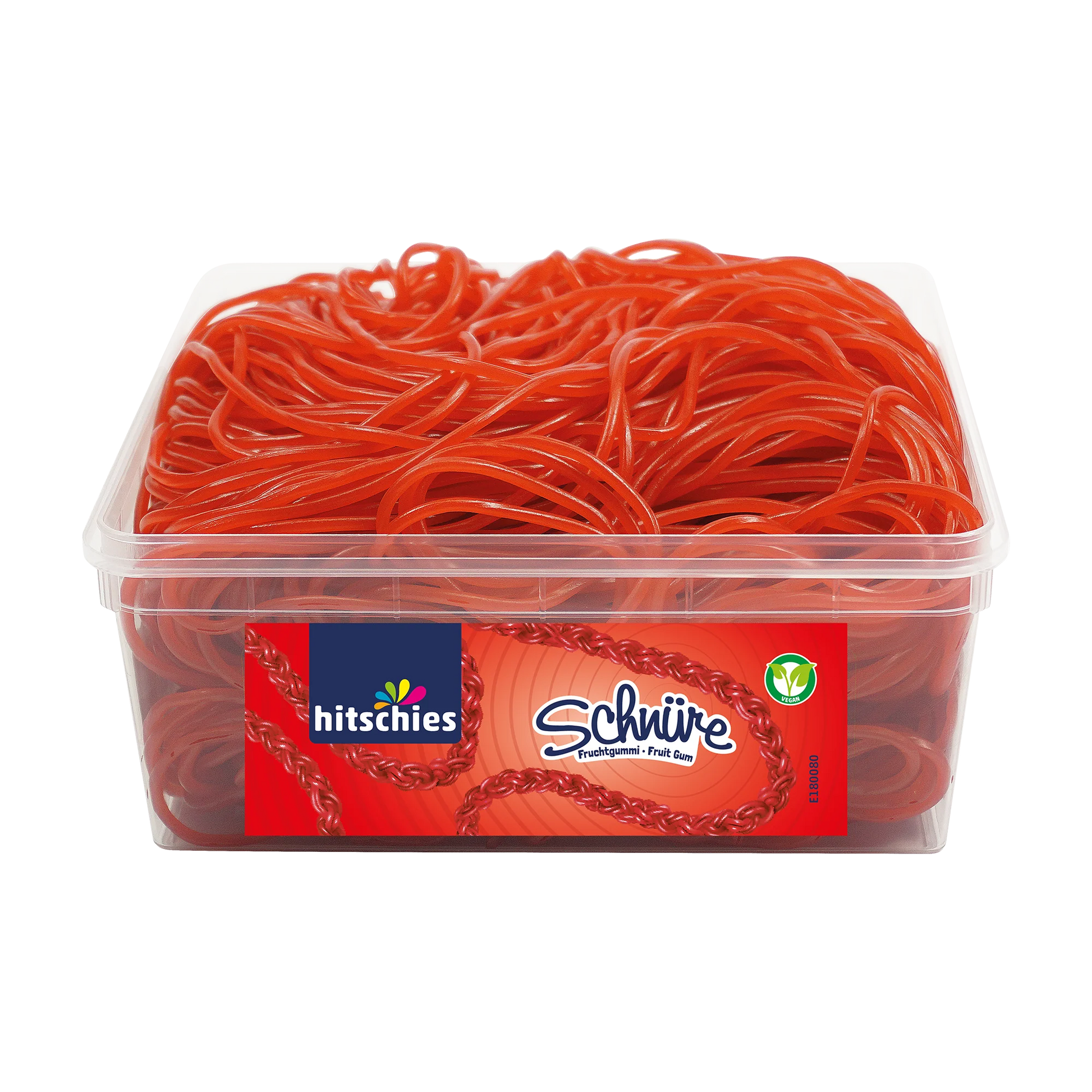hitschies Schnürre Erdbeere 1000g - Candyshop.ch