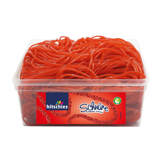 hitschies Schnürre Erdbeere 1000g - Candyshop.ch