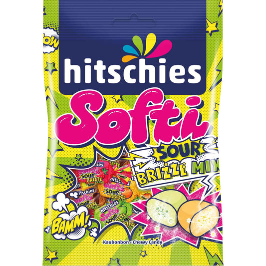 hitschies Softi Sour brizzl Mix 90g - Candyshop.ch