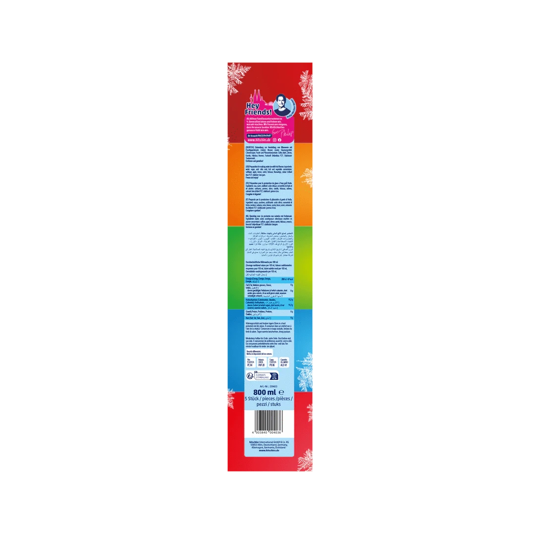 hitschies Saure Drachenzungen Kratzies Wassereis 5x160ml - Candyshop.ch