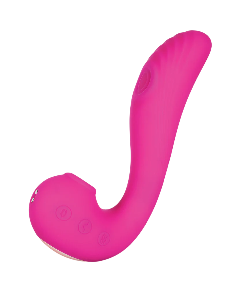 Honey Play Box Honey Play Box, Angel, Kitzler-Sauger, G-Punkt-Vibrator und klitorale Leckzunge 3-in-1, 9 Vibrating + 9 Lickin