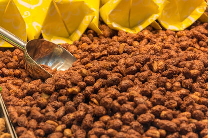 Gebrannte Mandeln 200g – Premium Largueta Mandeln Weihnachtsmarkt Frisch gebrannt