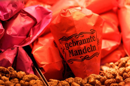 Gebrannte Mandeln 200g – Premium Largueta Mandeln Weihnachtsmarkt Frisch gebrannt