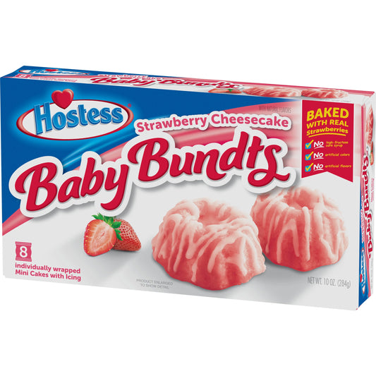 Hostess Baby Bundts Strawberry Cheesecake 284g 8 Stück - Candyshop.ch