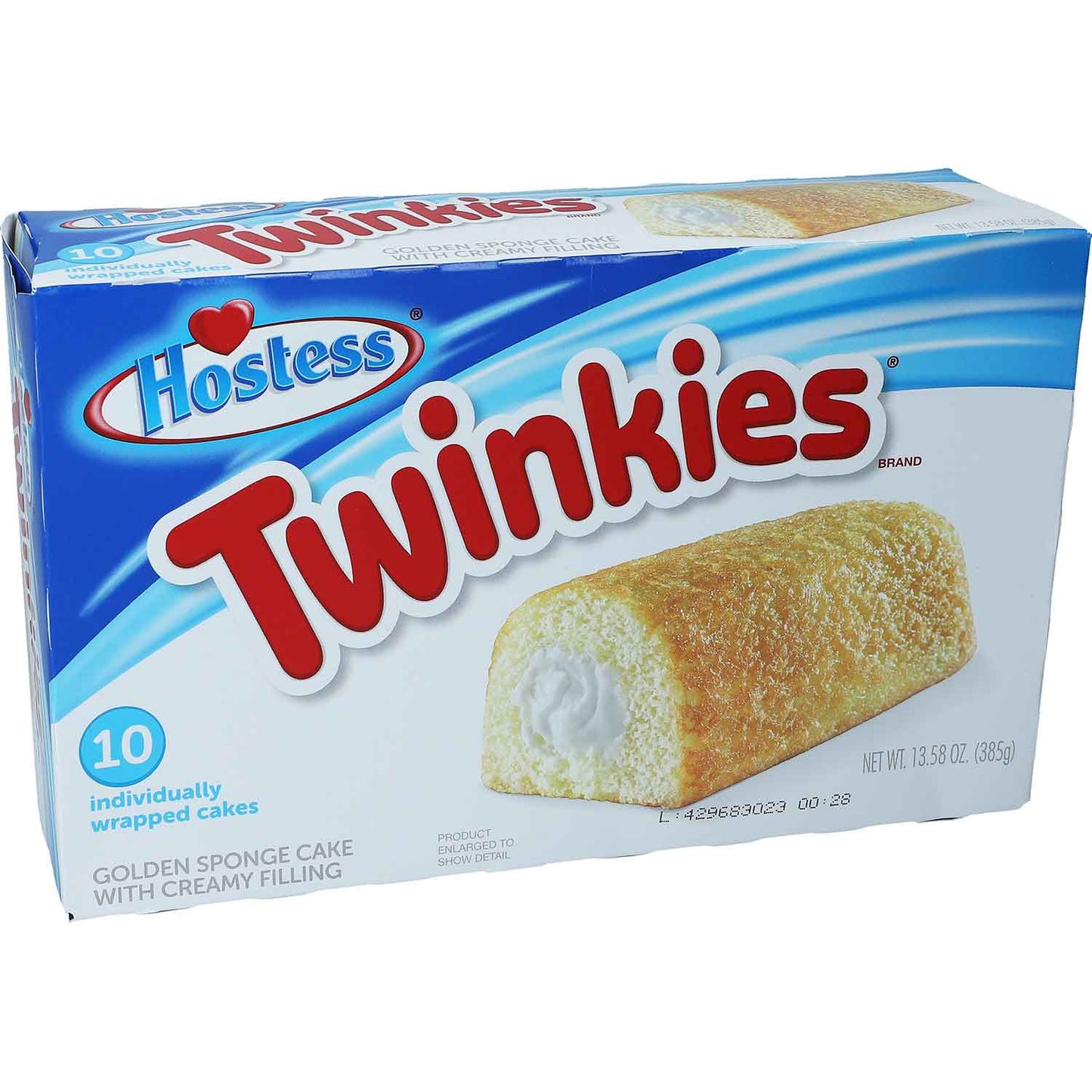 Hostess Twinkies 10er einzeln verpackte Mini-Soft-Kuchen mit Vanille-Creme-Füllung