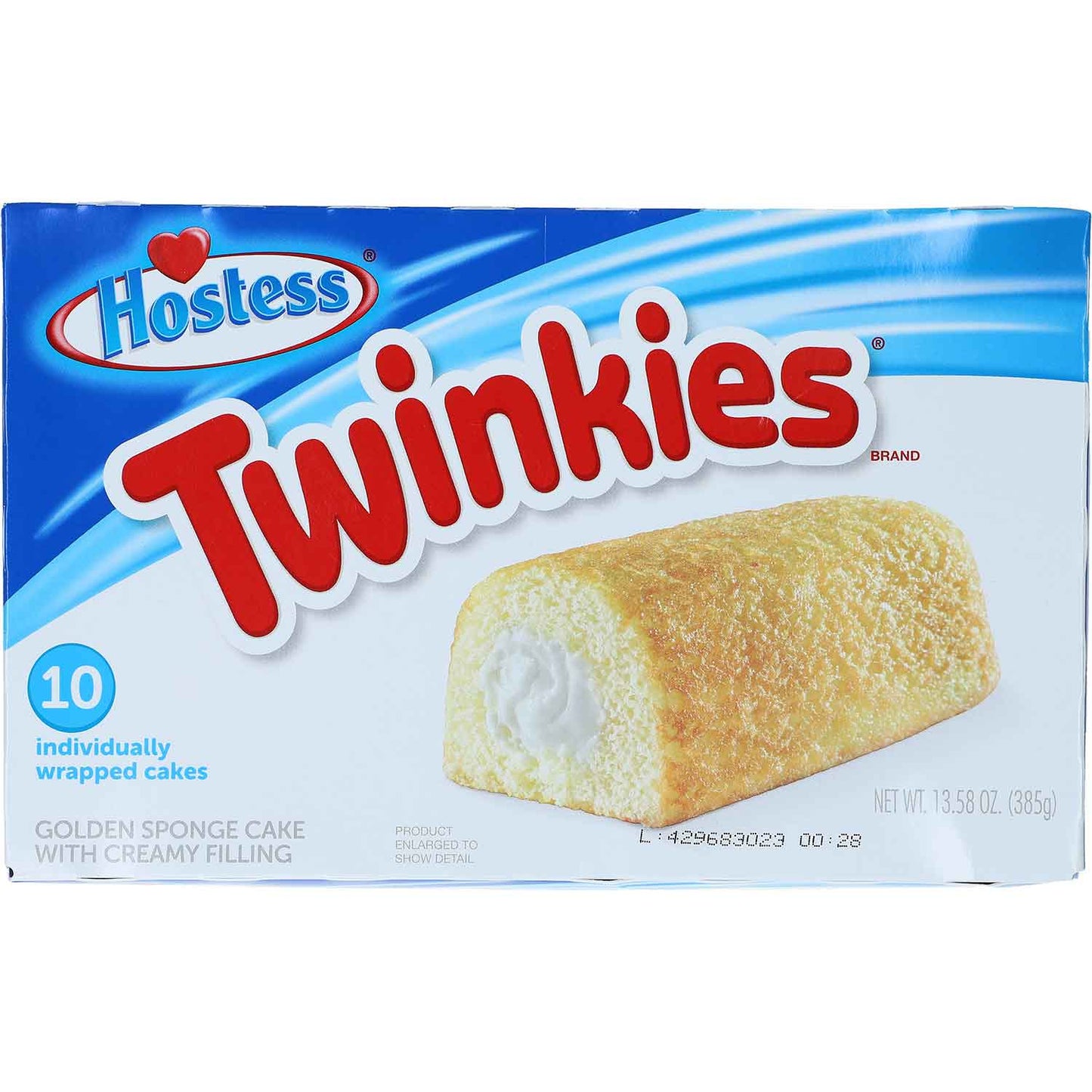 Hostess Twinkies 10er einzeln verpackte Mini-Soft-Kuchen mit Vanille-Creme-Füllung