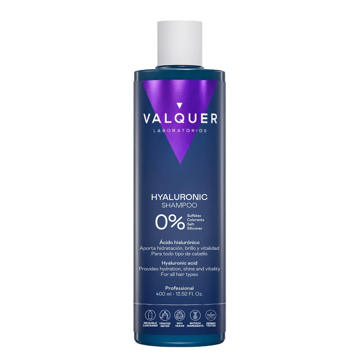 Valquer Hyaluronic 0 Champú Ácido Hialurónico 1000 ml