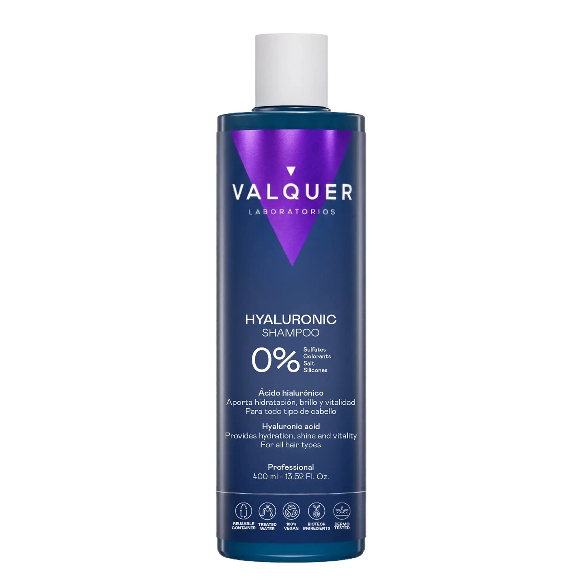 VALQUER Hyaluronic 0 Shampoo mit Hyaluronsäure 400 ml