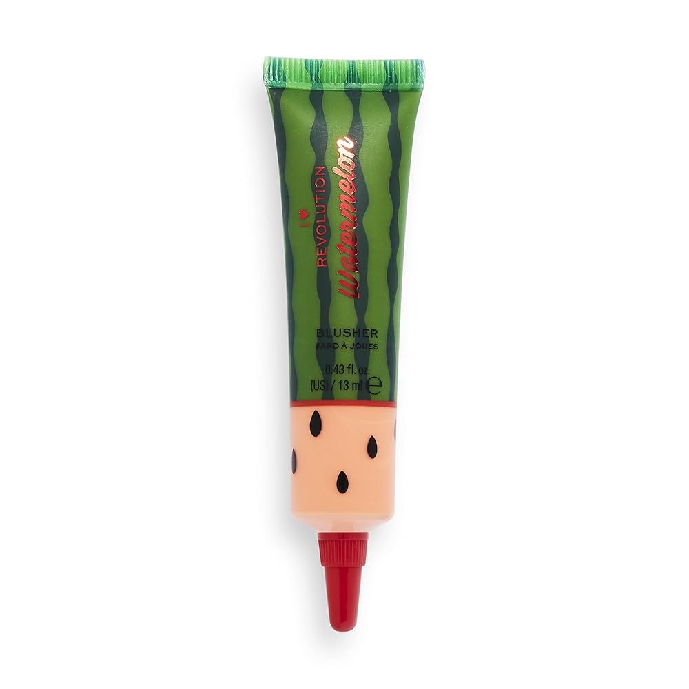 I Heart Revolution Tasty Watermelon Flüssiges Rouge – Saftiger Glow für die Wangen, 13 ml