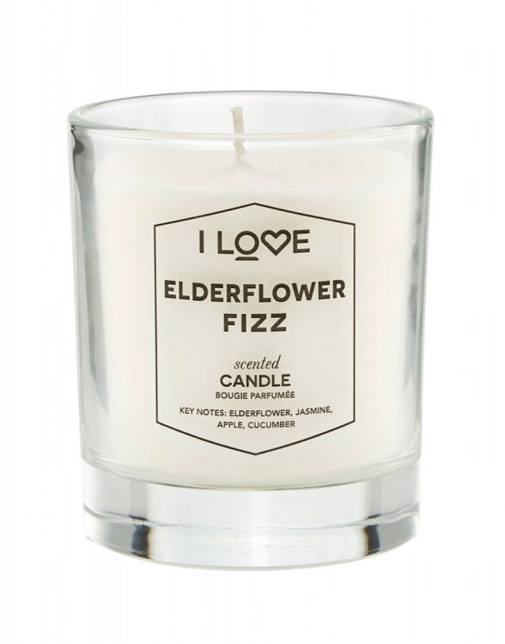 I Love I Love Elderflower Fizz Himbeere Duftkerze 160 g Raumduft Kerze Parfüm