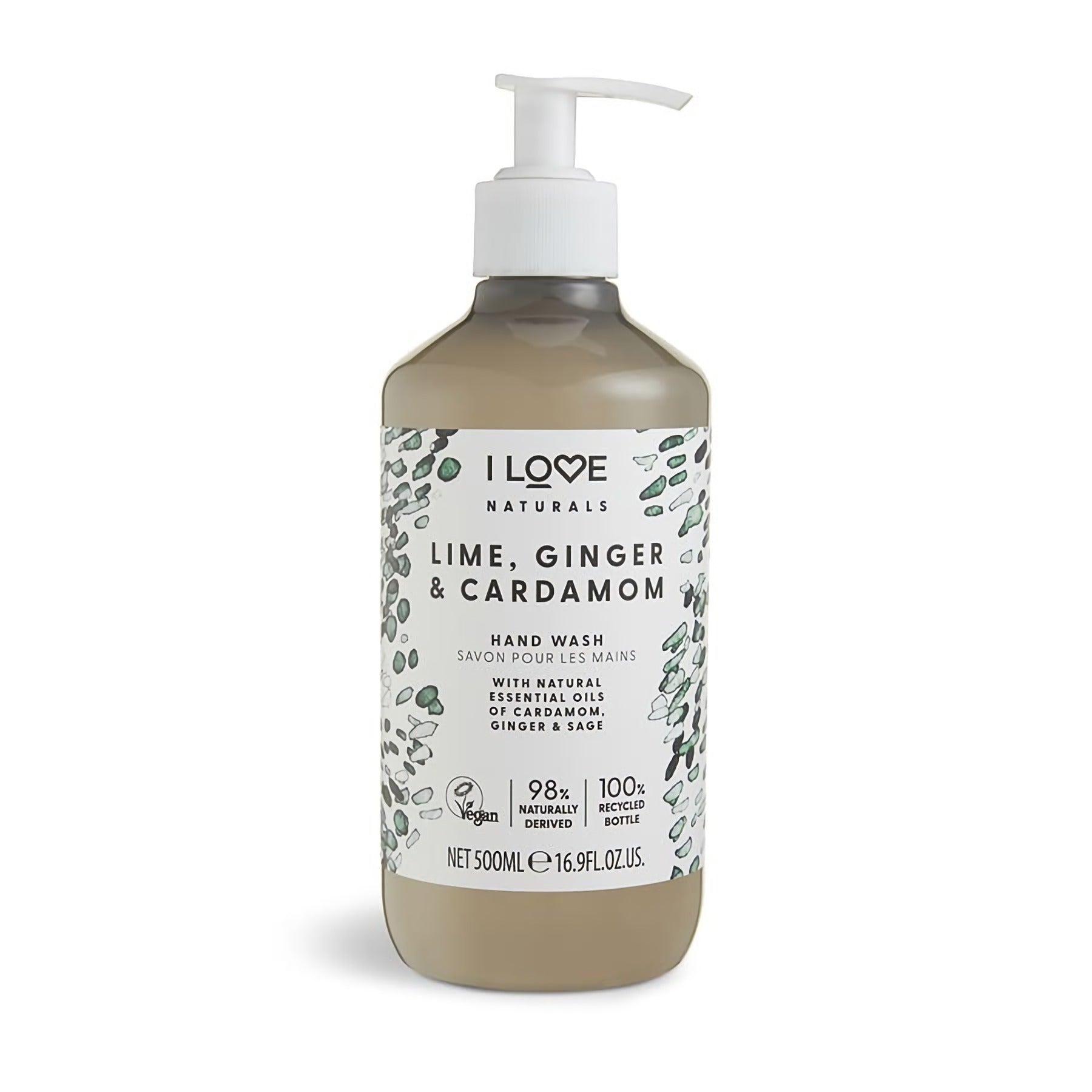 I Love I Love Naturals Collection Flüssigseife Limette Ingwer Kardamom 500 ml Handreinigung