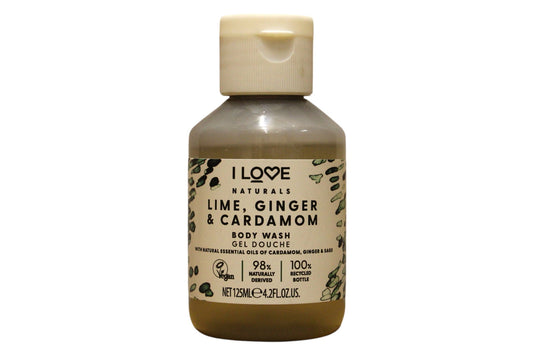 I Love I Love, Naturals Collection, Vegan, Limette, Ingwer & Kardamom, Hydratisierend, Duschgel, Für alle Hauttypen, 125 ml R