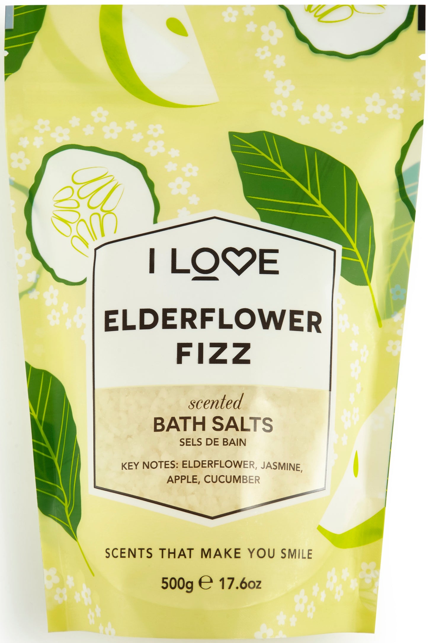 I Love I Love Signature Collection Holunderblüten-Fizz Badesalz 500 g Körper / Dusche & Bad / Badesalz
