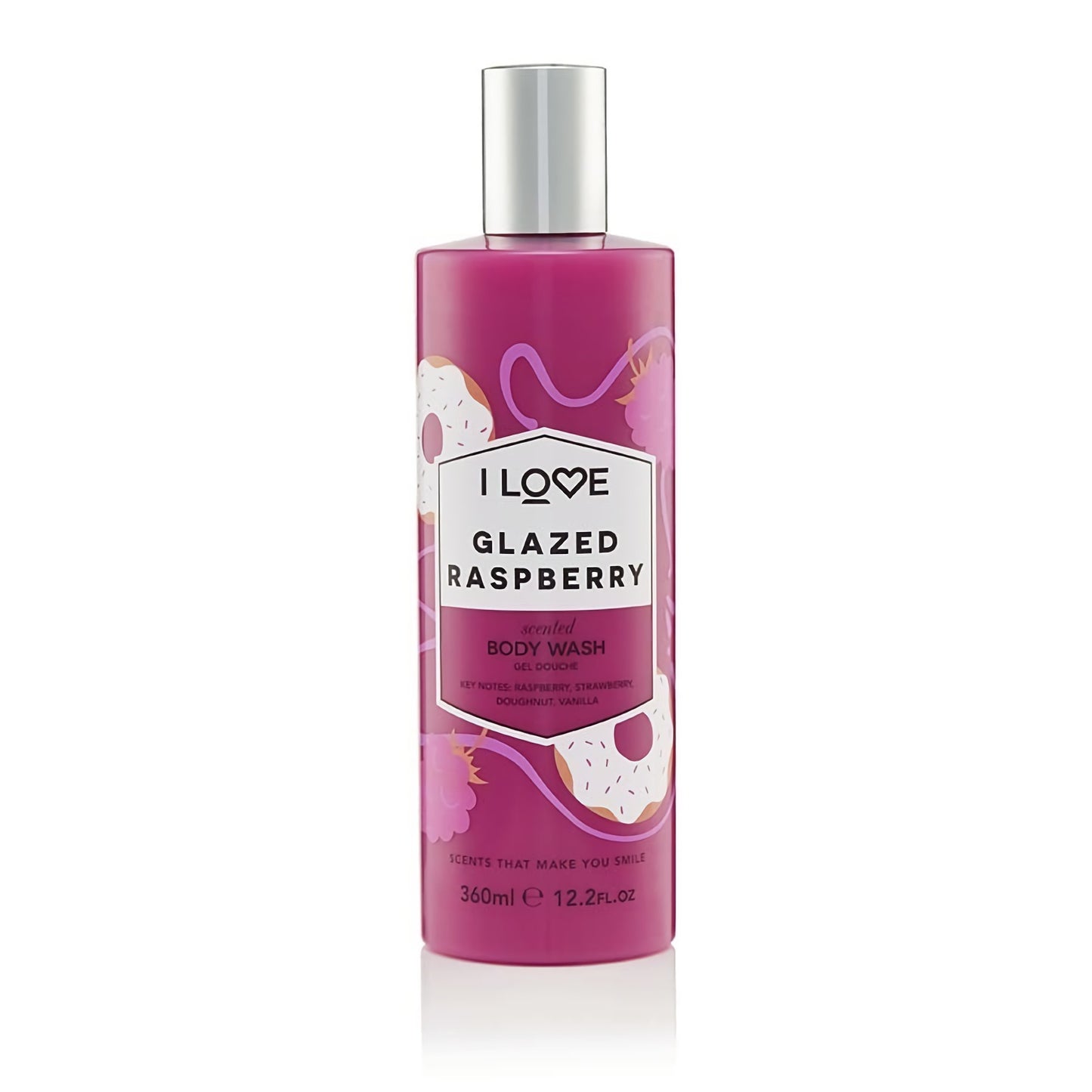 I Love I Love Signature Collection Duschgel Glasierte Himbeere parabenfrei 360 ml Reinigung