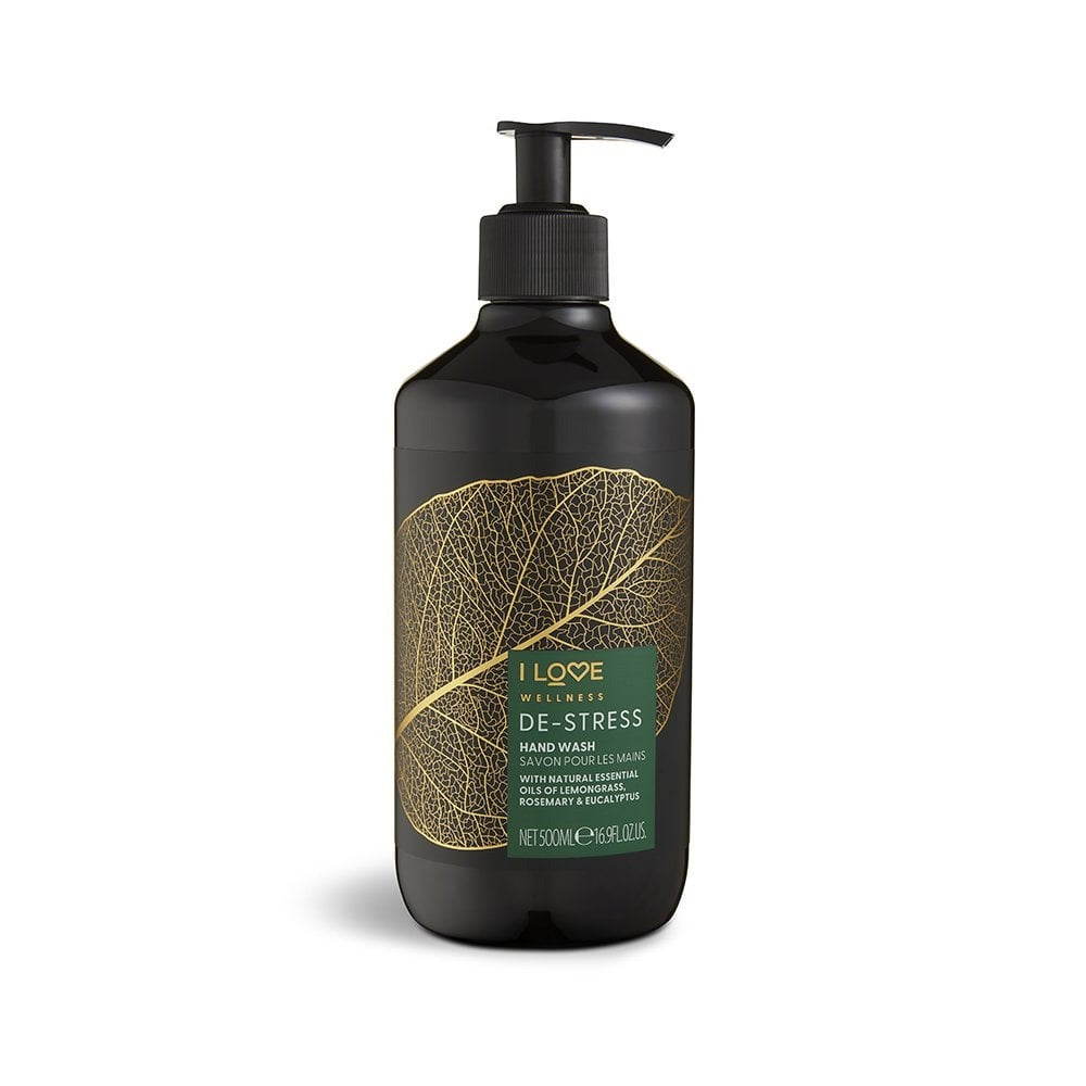 I Love I Love Wellness De-Stress Flüssigseife Zitronengras Rosmarin Eukalyptus 500 ml für Hände Reinigung