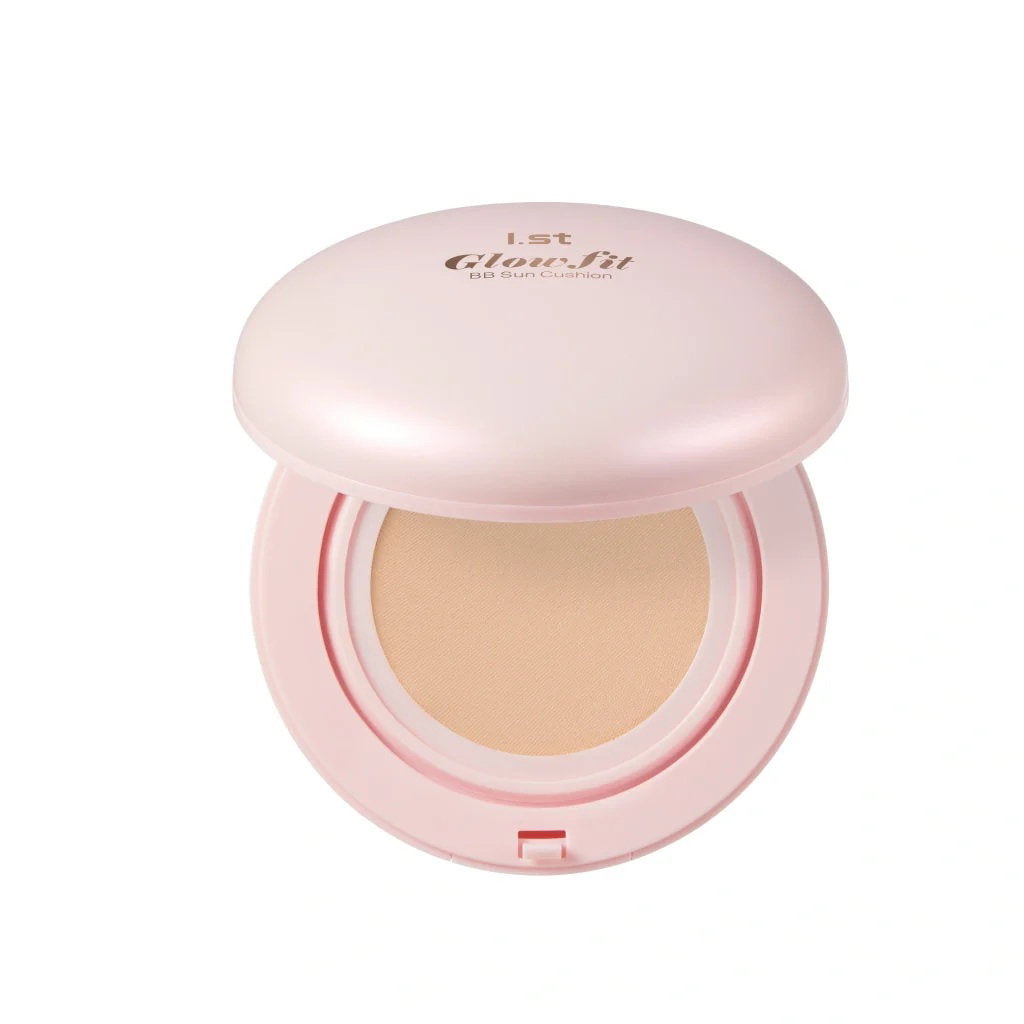 I.ST I.ST, Glow Fit BB Sun Cushion, Brightening & Illuminating, BB Kompaktcreme, 01, Rein, SPF 50, 12 g Regular