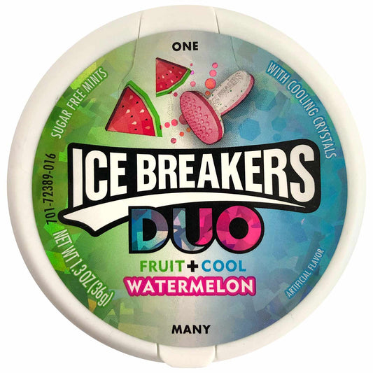 Ice Breakers Duo Fruit + Cool Watermelon sugarfree 36g - Candyshop.ch