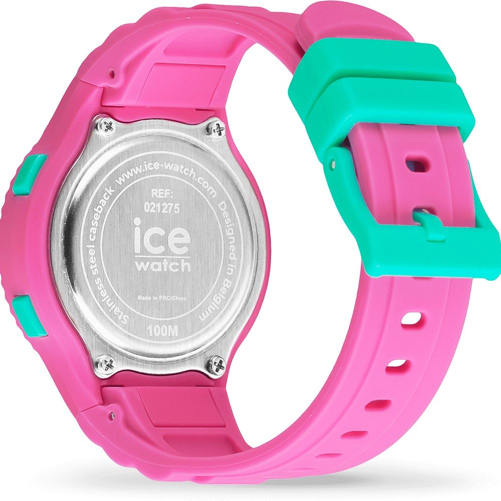 ICE-WATCH ICE digit 021275 Kinder Digitaluhr – Pink & Türkis 35 mm