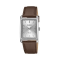 CASIO COLLECTION Mod. TANK - LEATHER, ARGENTEE ansicht-3