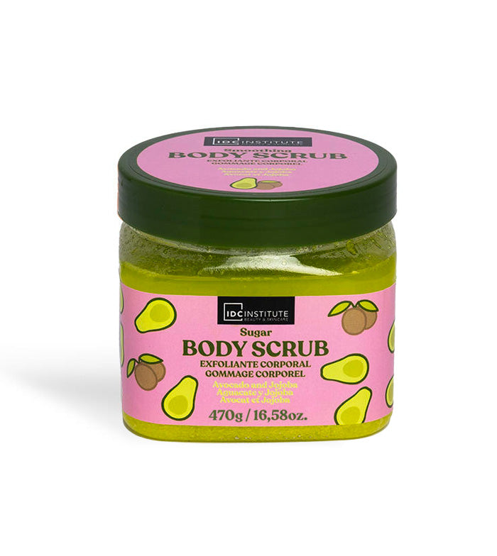 IDC Institute Avocado und Jojoba Öl Zucker Körperpeeling Sugar Body Scrub