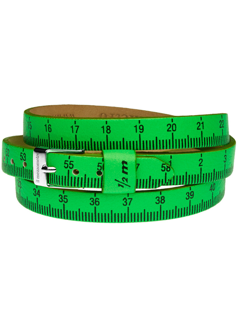 IL MEZZOMETRO Mod. FLUO - Bracciale in pelle/leather bracelet BML1104_L Schmuck