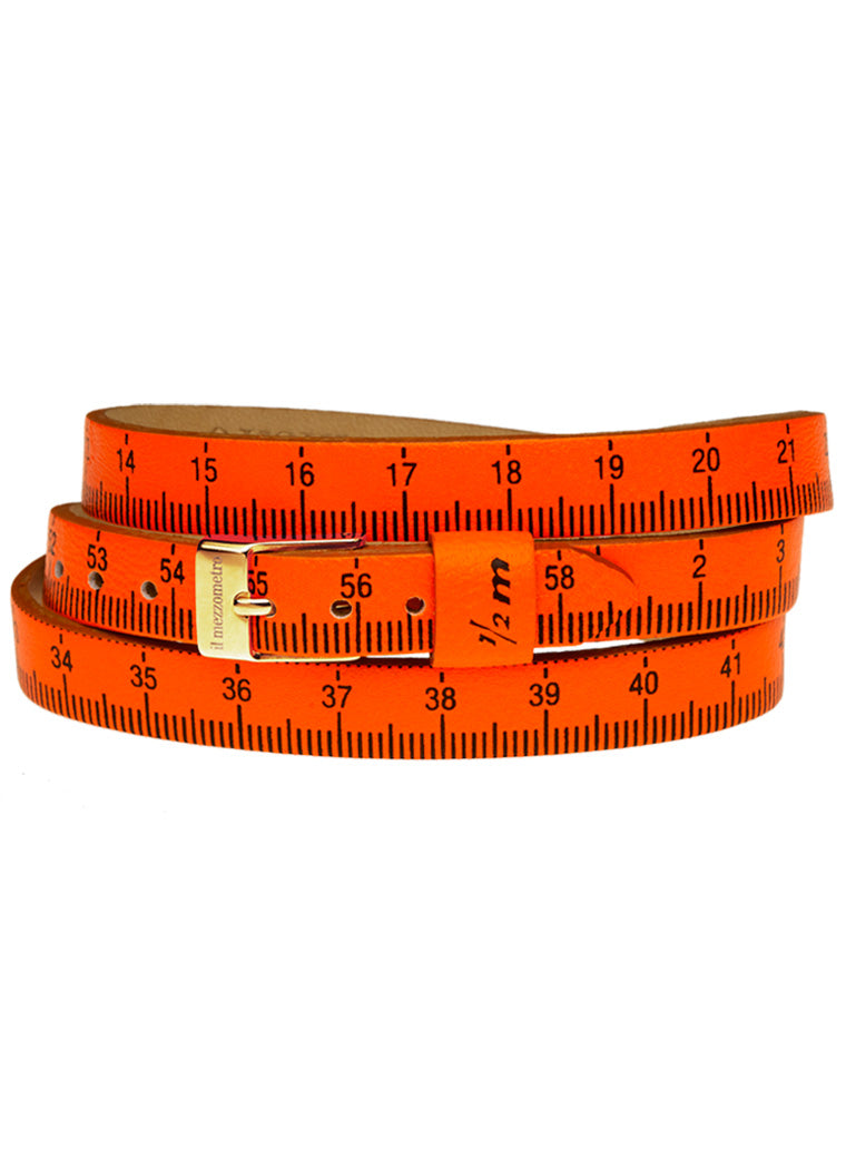 IL MEZZOMETRO Mod. FLUO - Bracciale in pelle/leather bracelet BML1108_L Schmuck