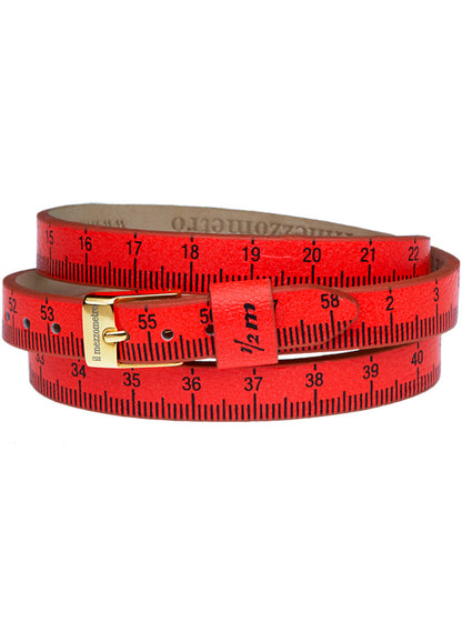 IL MEZZOMETRO Mod. FLUO - Bracciale in pelle/leather bracelet BMS1109_S Schmuck