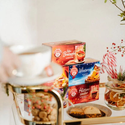 Teekanne Hüttenzauber Früchtetee 20 Beutel 50 g – Seitenansicht
