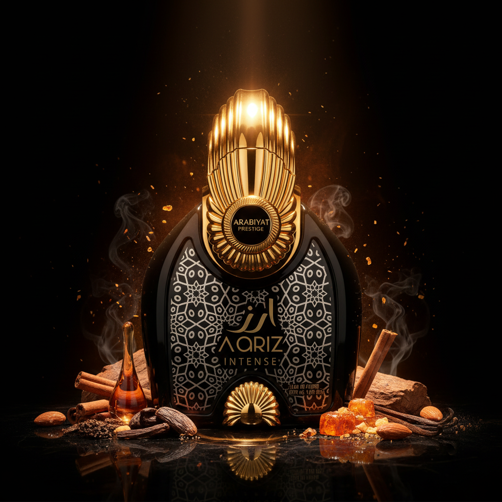 Arabiyat Prestige Aariz Intense Eau de Parfum – Gourmand-Holzig 100 ml – Detailansicht
