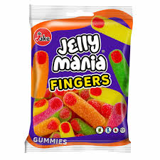 Jake Jelly Mania Sour Fingers 100g