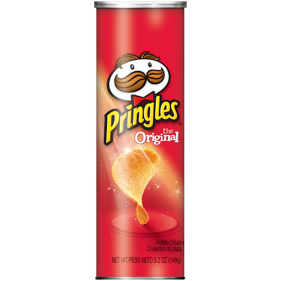 Pringles Original 125g Gesalzene Stapelchips. Für Vegetarier und Veganer geeignet.