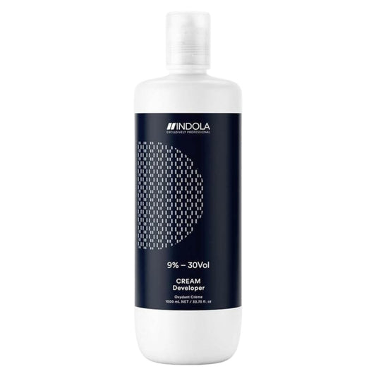 Indola Indola, Cream Developer, Seidig, Haaroxidationscreme, 9%, 30 Volumen, 1000 ml *Tester
