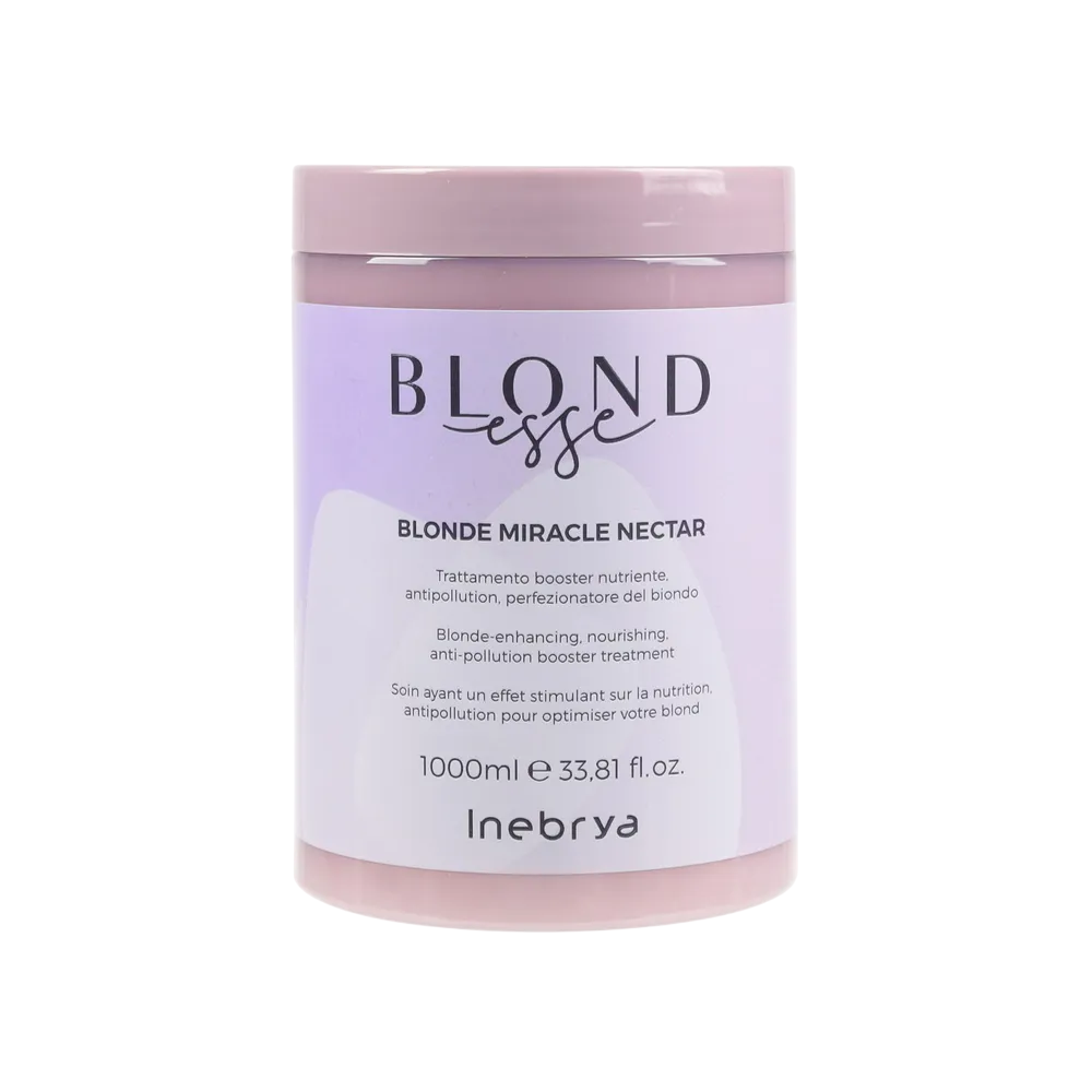Inebrya Haarbehandlungs-Crememaske Inebrya, Blonde Miracle Nectar, Hair Treatment Cream Mask, Color Enhancing, 1000 ml Regula