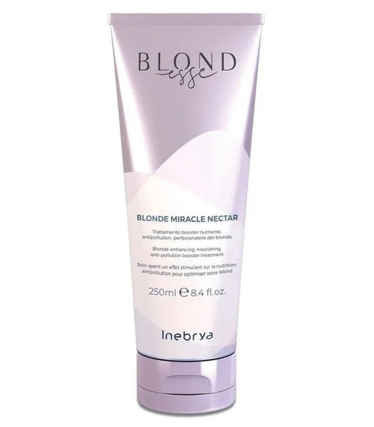 Inebrya Inebrya, Blonde Miracle Nectar, Haarbehandlungs-Crememaske, Farbverbesserung, 250 ml Regular