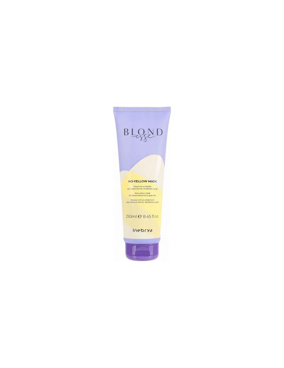 Inebrya Haarbehandlungs-Crememaske Inebrya, Blondesse No-Yellow, Hair Treatment Cream Mask, For Neutralisation Of Yellow Tone