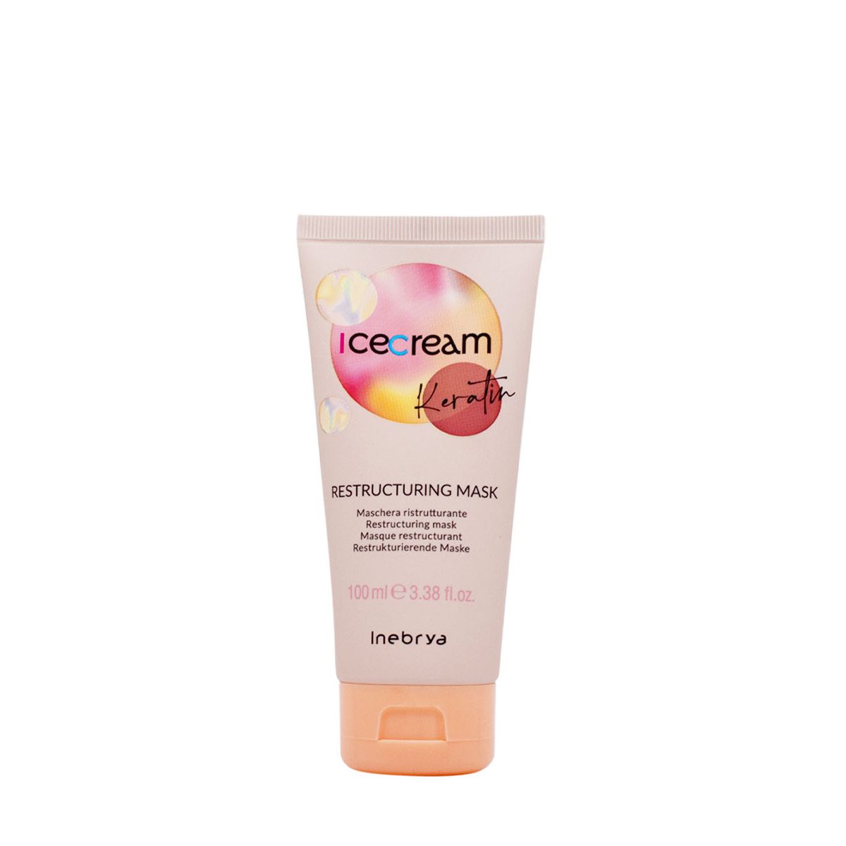 Inebrya Haarshampoo Inebrya, Ice Cream Keratin, Hair Shampoo, Restructuring, 100 ml Regular