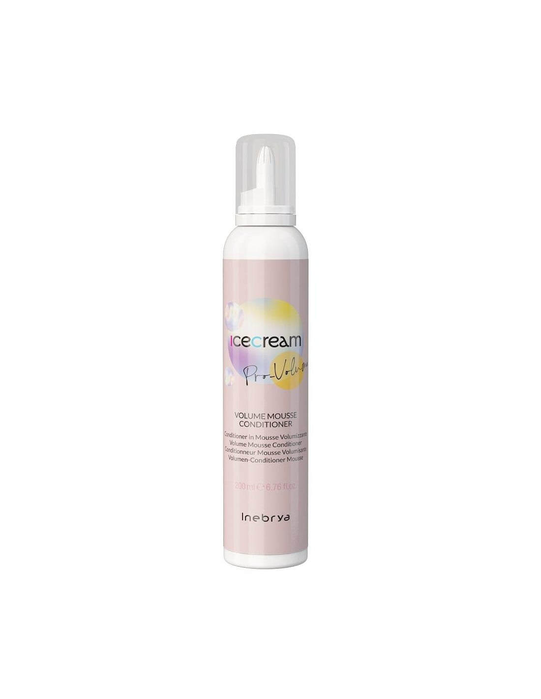 Inebrya Leave-In Schaumconditioner Inebrya, Ice Cream Pro-Volume, Hair Leave-In Foam Conditioner, Volumizing, 200 ml Regular