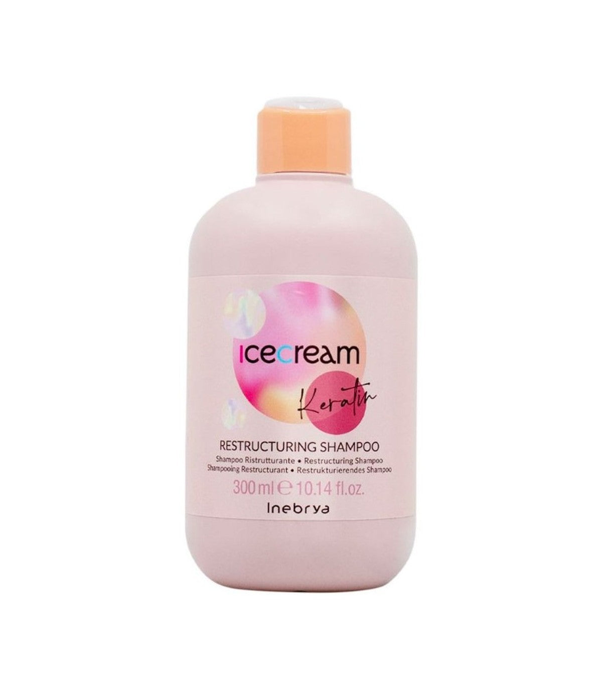 Inebrya Inebrya, Ice Cream Keratin, Haarshampoo, Glättung, 300 ml Regular