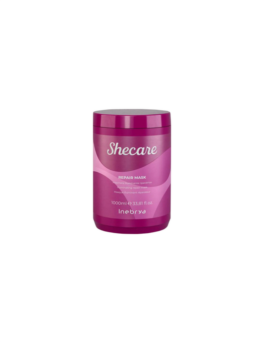 Inebrya Inebrya, Shecare, Haarbehandlungs-Crememaske, Reparatur, 1000 ml Regular