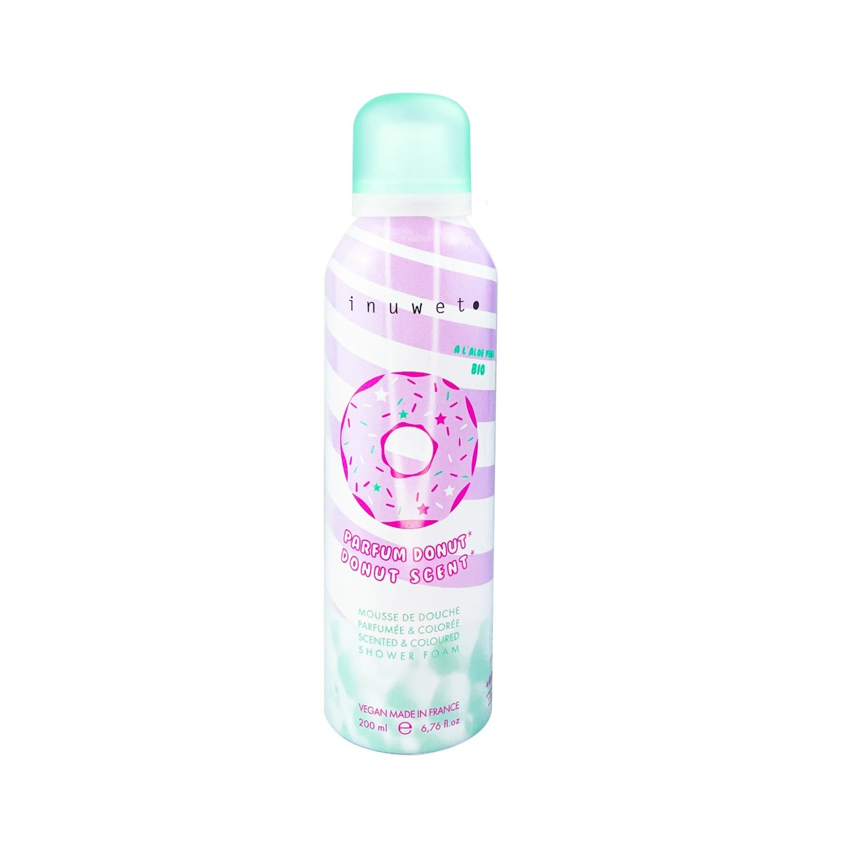 Inuwet Inuwet, Donut, Cleansing & Softening, Duschschaum, 200 ml Regular