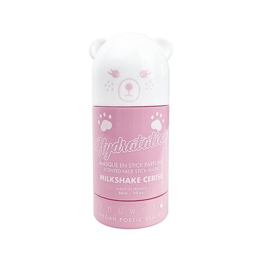 Inuwet Inuwet, Milkshake Cerise, Feuchtigkeitsspendend & Beruhigend, Vegan, Stockmaske, Für das Gesicht, 30 ml Regular
