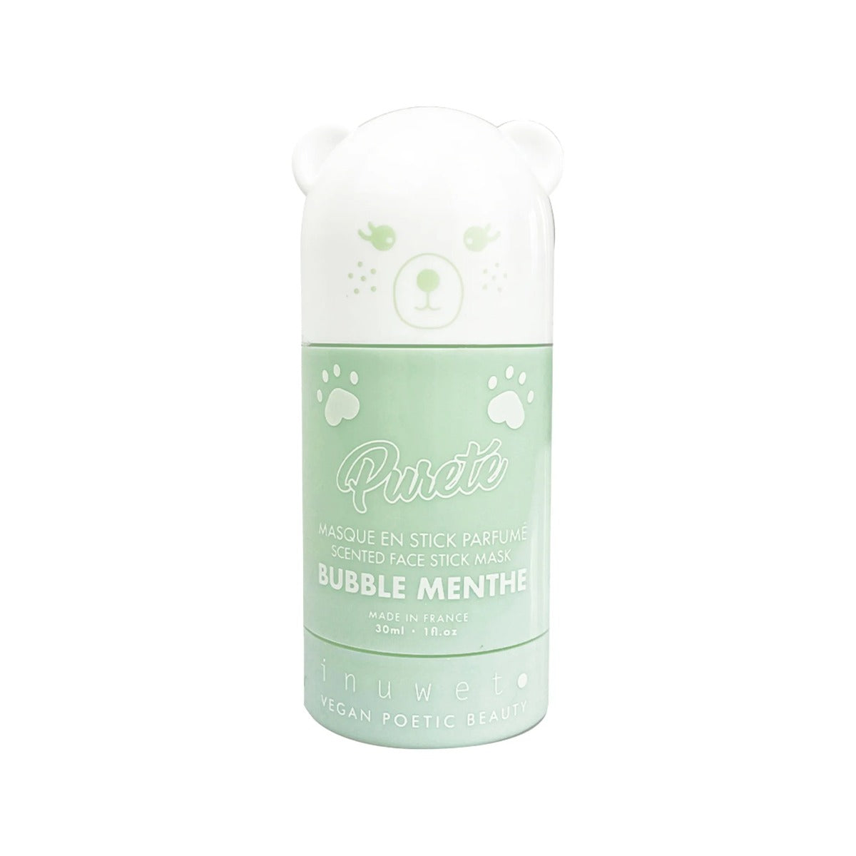 Inuwet Inuwet, Sweet Mint, Purifying & Detoxifying, Vegan & Natural Ingredients, Stockmaske, Gesicht, 30 ml Regular