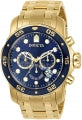 INVICTA 0073 Chronograph Armbanduhr 48 mm Gold ansicht-3
