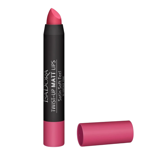 IsaDora IsaDora, Twist-Up, Matt, Creme-Lippenstift, 70, Vintage Pink, 3.3 g Regular