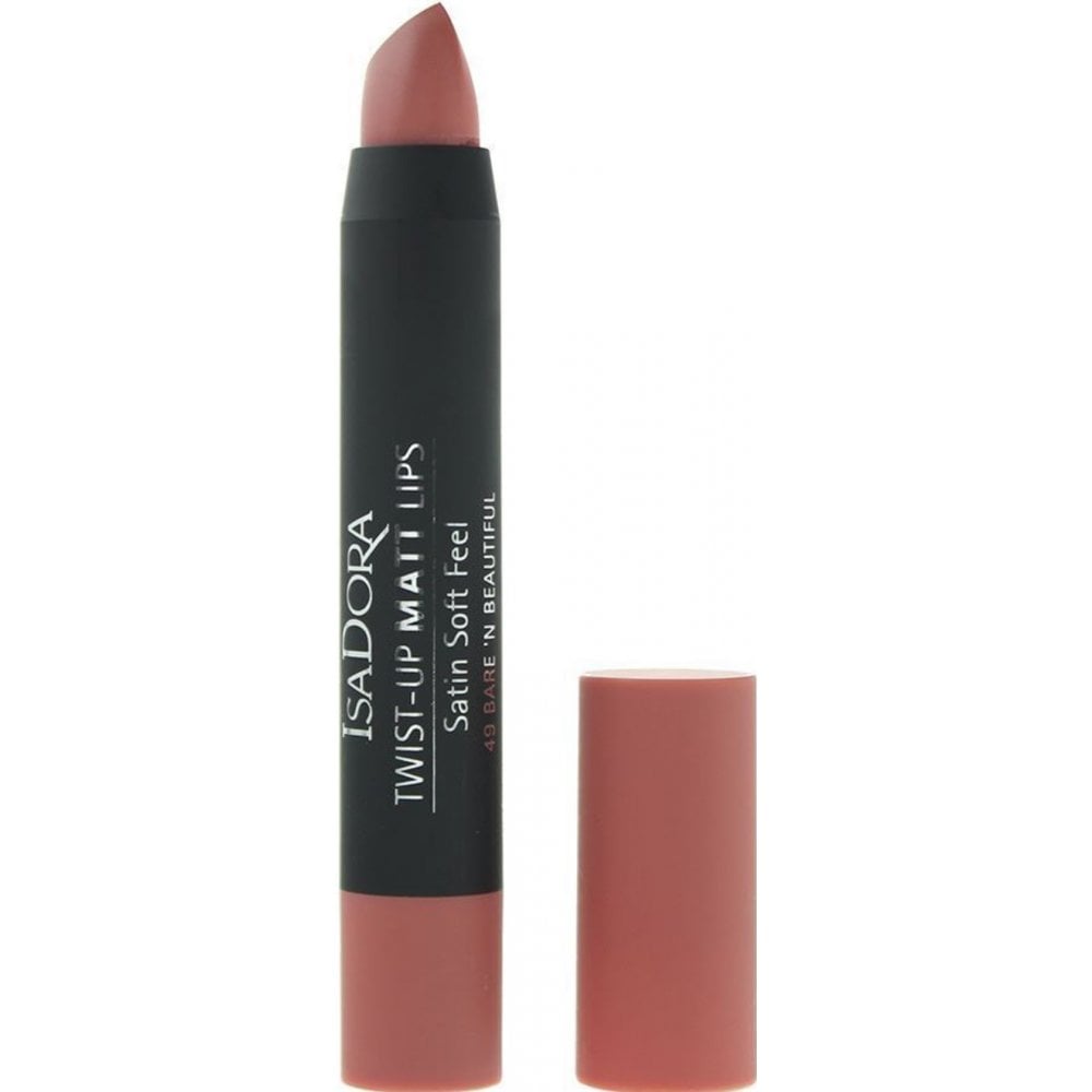 IsaDora IsaDora, Twist-Up, Matt, Creme-Lippenstift, 49, Nackt und schön, 3.3 g Regular