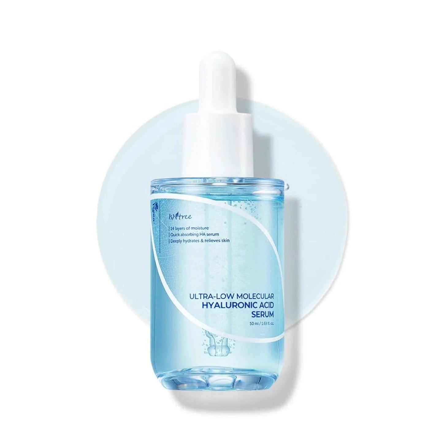 Isntree Isntree, Ultra-Low Molecular Hyaluronic Acid, Hydratisierend, Täglich, Serum, Für das Gesicht, 50 ml Regular