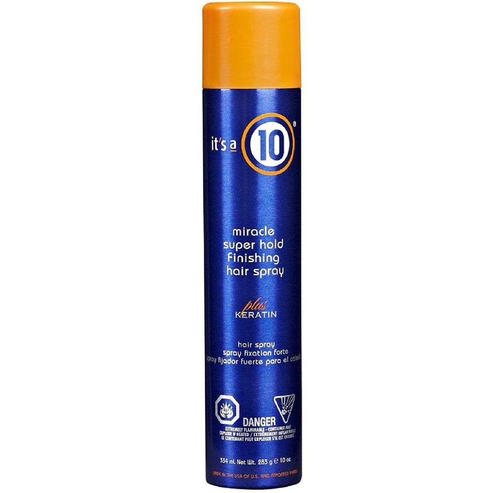 It`s a 10 It's a 10, Miracle Super Hold Finishing Spray Plus Keratin, Haarspray, Stil, Extra starker Halt, 334 ml Regular