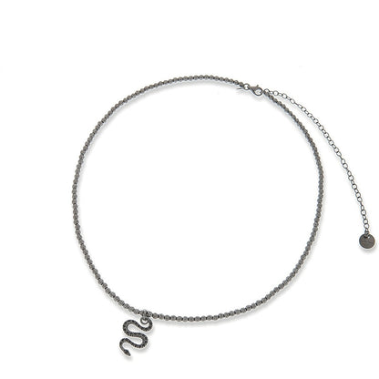 JACK&CO JCN0391 Schmuck Schwarz Silver 925°