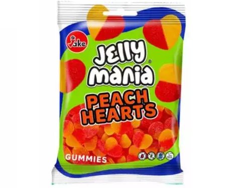 Jake Mania Peach Hearts 100g Halal - Candyshop.ch