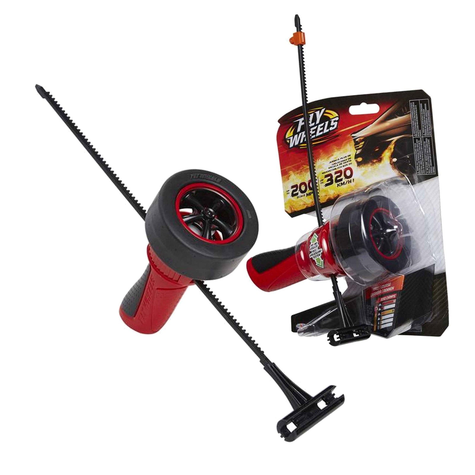 Jakks Pacific Jakks Pacific, 1 Reifen + Auswerfer für Offroad-Power-Klaue, Jakks Pacific, Flugräder, Rot/Schwarz, Für Jungen 